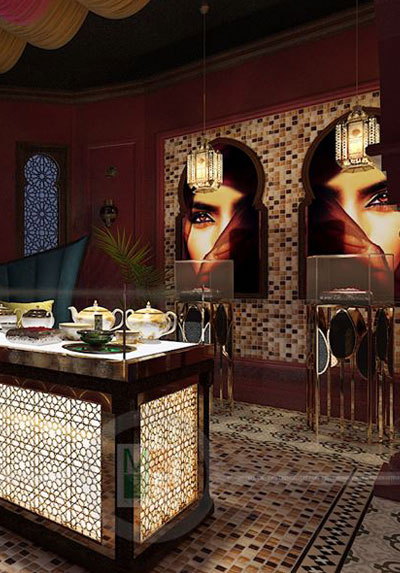  Thiết kế nội thất showroom Saffron làm đẹp từ Iran